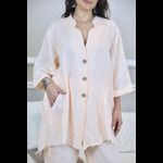 Conjunto Renata Linho Italiano Pêssego