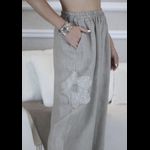 Conjunto Renata Linho Italiano Bege