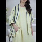 VESTIDO YARA COM CASAQUETO YARA MANTEIGA