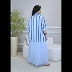 VESTIDO YARA COM CASAQUETO YARA AZUL BEBÊ