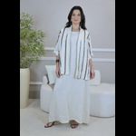 VESTIDO YARA COM CASAQUETO YARA MARROM