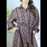 CHEMISE ATHENA MARROM