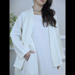 VESTIDO NELLY COM CARDIGAN NELLY OFF WHITE
