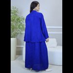 VESTIDO NELLY COM CARDIGAN NELLY AZUL ROYAL