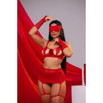 Saia Sexy Com Cinta Liga 
