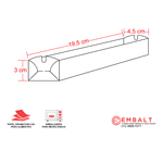 Embalagem Espetinho Individual sem Tampa Preto (PCT 100 unids)