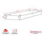 Embalagem COMBO Espetinho - 04 unidades Kraft (PCT 100 unids)
