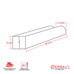 Embalagem Delivery Churros com Tampa Kraft (PCT 100 unids)