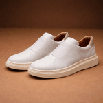 Tera 37801 Couro Floater Branco Selaria Cinza Sola Gelo