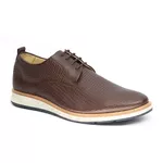 9004 Sapato Masculino Couro Premium Trice Cafe