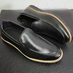 9008 Sapato Masculino Elite Couro All Black Chelsea