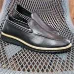 9008 Sapato Masculino Elite Couro All Black Chelsea