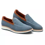 9008 Sapato Masculino Elite Couro Azul