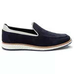 9008 Sapato Masculino Camurça Marinho Chelsea