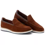 9008 Sapato Masculino Camurça Castor Chelsea