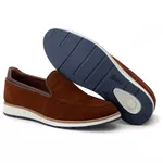 9008 Sapato Masculino Camurça Castor Chelsea