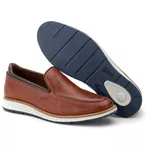 9008 Sapato Masculino Elite Couro Castor Chelsea