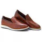 9008 Sapato Masculino Elite Couro Castor Chelsea