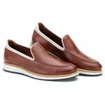 9008 Sapato Masculino Elite Couro Mouro Chelsea