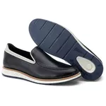 9008 Sapato Masculino Elite Couro Preto Chelsea