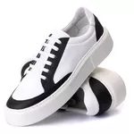 2821 Comfort/Nobuck Branco/Preto Everest Gelo