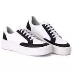 2821 Comfort/Nobuck Branco/Preto Everest Gelo