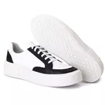 2821 Comfort/Nobuck Branco/Preto Everest Gelo
