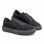 17000 Nobuck Allblack Londres Preto/preto
