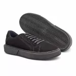 17000 Nobuck Allblack Londres Preto/preto