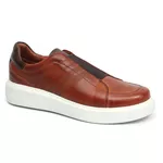 5501 Sapato Casual Masculino Milao Comfort Castor