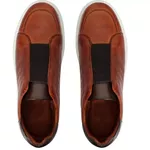 5501 Sapato Casual Masculino Milao Comfort Castor