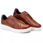 5504 Casual Masculino Milao Luvado Comfort Castor
