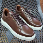 5505 Sneaker Masculino Milao Café