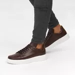 5505 Sneaker Masculino Milao Café