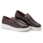 5506 Sapato Slip On Masculino Milao Café