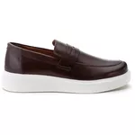 5506 Sapato Slip On Masculino Milao Café