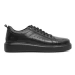 5509 Sapato Masculino Comfort Milao Preto