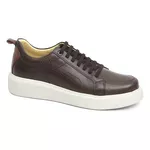 5509 Sapato Masculino Comfort Milao Café