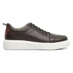 5509 Sapato Masculino Comfort Milao Café
