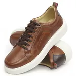 5509 Sapato Masculino Comfort Milao Castor