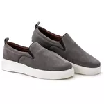 5511 Sapato Slip On Milao Camurça Grafite