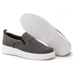 5511 Sapato Slip On Milao Camurça Grafite