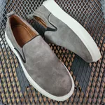 5511 Sapato Slip On Milao Camurça Grafite