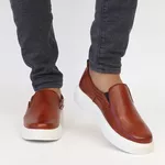 5511 Sapato Masculino Slip On Milao Castor