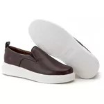 5511 Sapato Masculino Slip On Milao Café