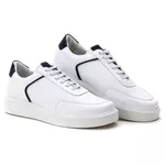 5512 Sapato Masculino Casual Milao Comfot Branco Marinho