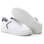 5512 Sapato Masculino Casual Milao Comfot Branco Marinho