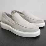 5513 Slip On Masculino Em Couro Milao Areia