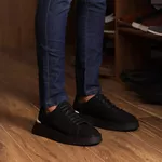 18001 Nobuck Preto Olimpo Preto/Branco