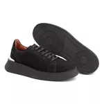 18001 Nobuck Preto Olimpo Preto/Branco
